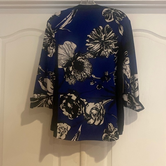 Vintage Joseph Ribkoff Open Blue Women’s Cardigan - Picture 2 of 5